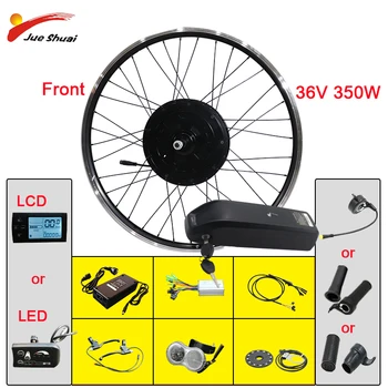 

Ebike Conversion Kit 350w Brushless Motor 20 24 26 27.5 700c 29 inch Front Wheel Electric Bike Conversion Kit with 12AH Battery