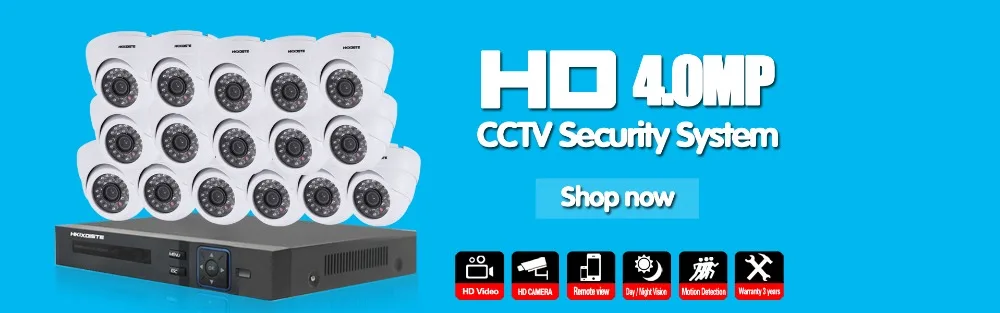 Домашняя система видеонаблюдения 5MP AHD DVR система комплект+ 16CH светодиодов 40 м ИК ночного видения комната Металл IP66 купол 4MP камера 10*10*10 см