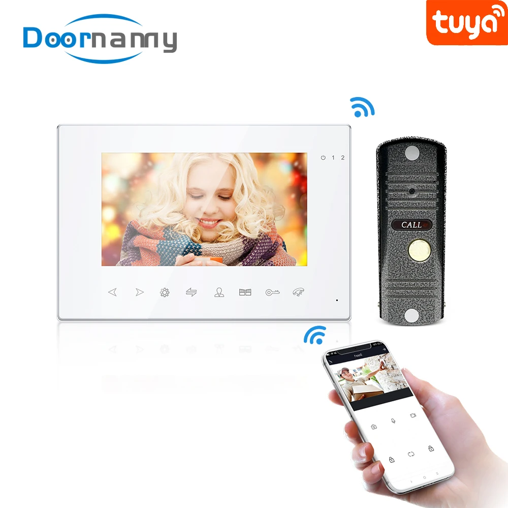 

Doornanny Smart WiFi Video Intercom AHD Access Control System For Home Apartment Tuya APP Remote Control Doorbell Video Camera