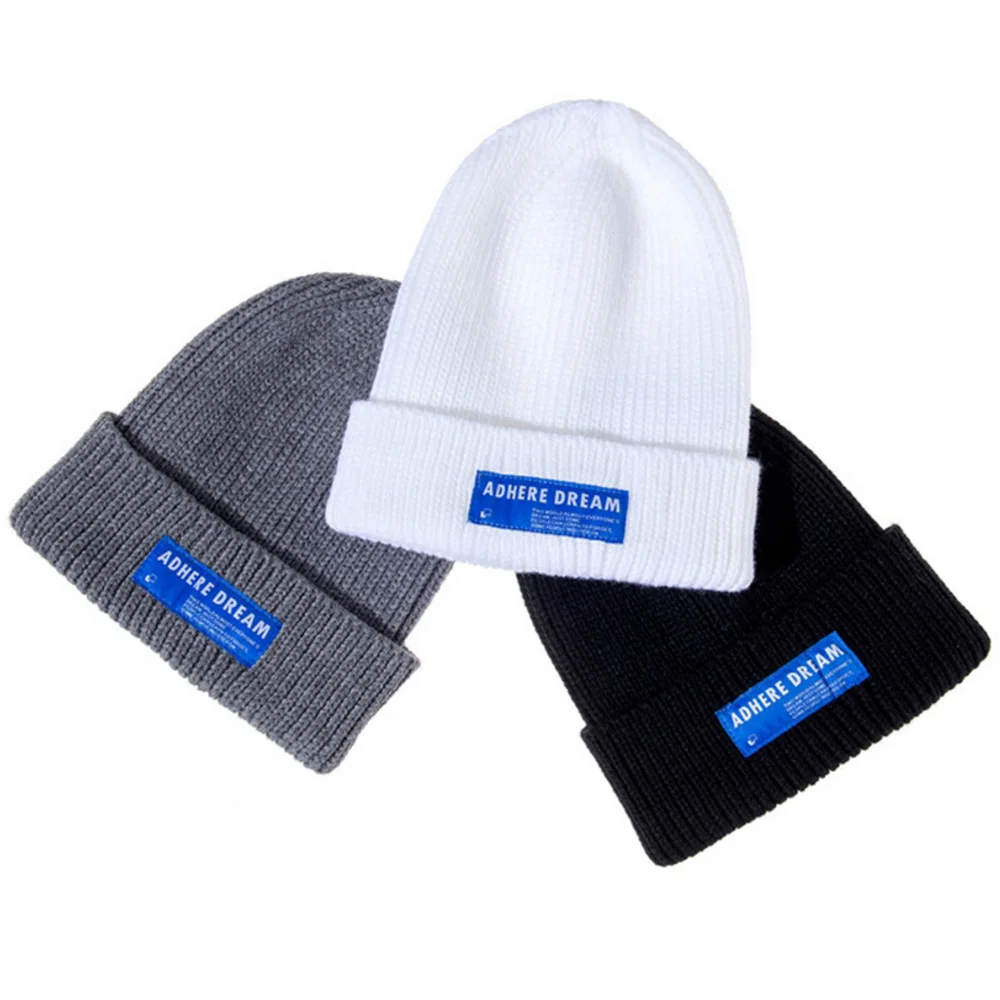 DREAM Beanie Warm Winter Hats For Women Men Caps Accessories Ladies Boys Girls Skullies Funny Knitted Ski Beenie Hats Skullcap