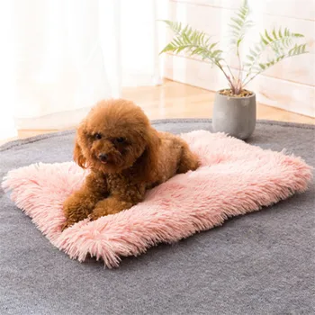 

Winter Dog Bed Mat Soft Fleece Pet Cushion House Warm Puppy Cat Sleeping Bed Blanket For Small Large Dogs Cats mat