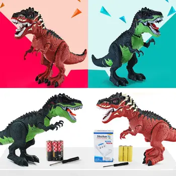 

T-Rex Dinosaur Model Simulation Walking Light Projection Electric Boys Toy 634F