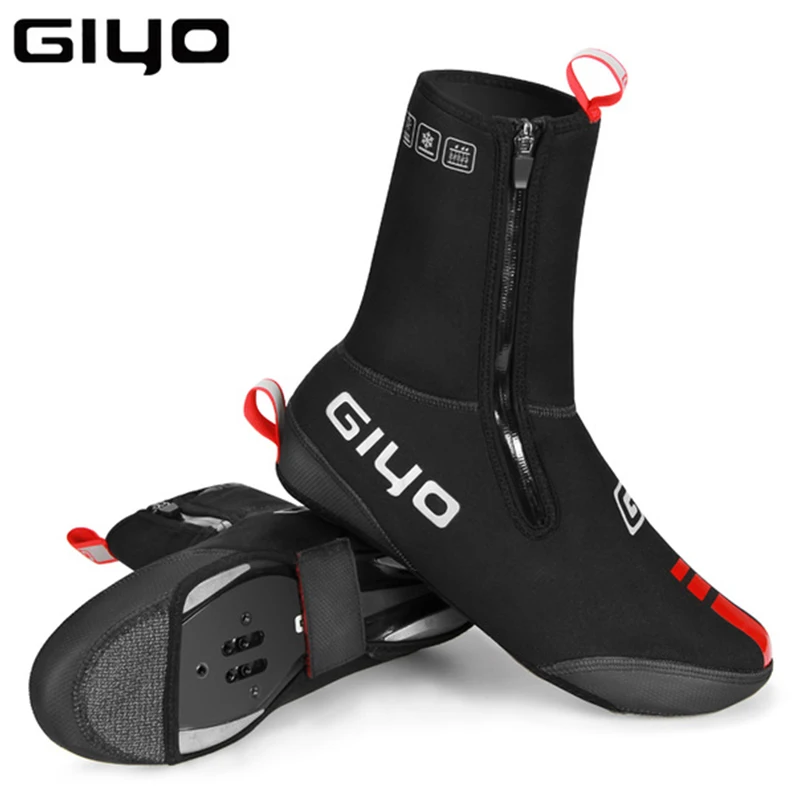 

Giyo Cycling Boot Covers Road MTB Footwear Winter Warm Thermal Neoprene Overshoes Waterproof Toe Bicycle Shoe Covers Bike Boot