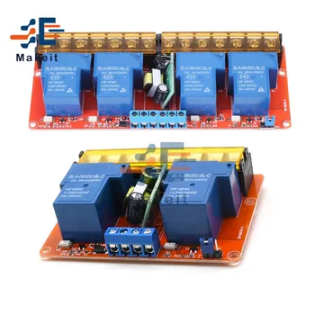 

DC 5V/AC 100-250V 2 Channel 4 Channel 30A High and Low Level Trigger Control Relay Module with Isolation Relay Switch Board