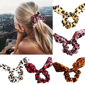 

Women Rabbit Ear Scrunchie Knot Bow Hair Bands Hair ties Elastic Hair Rope Ponytail Holder HeadBands Hair Accessories Gifts