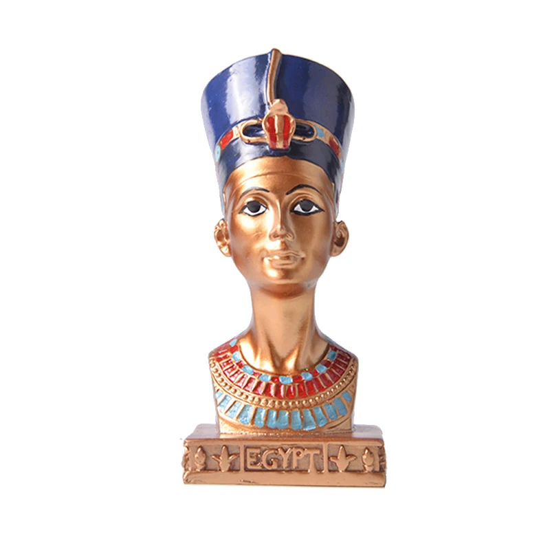 

EGYPT QUEEN 11cm Cleopatra 3d DIY Resin Sculpture Children's Gift Sketch Photographic props Minimalist Home Table Decoration