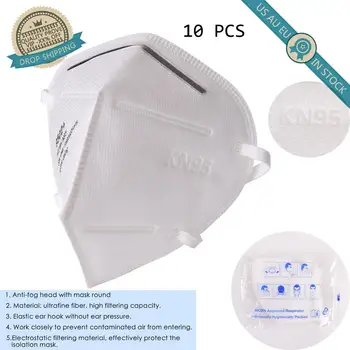 

10pcs Filters Half Face Dust Gas Mask Respirator Safety Protective Mask Anti Dust Anti Organic Vapors PM2.5 Fog Ship from USA