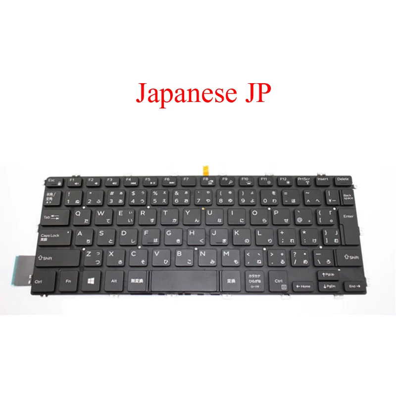 Ноутбук с подсветкой США BR UK JP SW клавиатура для DELL Inspiron 5368 5378 7375 7460 5568 7560 7569 7572 5370 7370