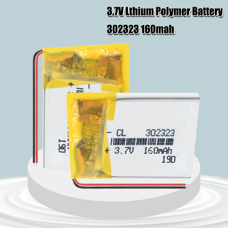 3 7 V 160mAh 302323 032323 литий-полимерные Li-Po литий-ионные аккумуляторы для MP3 MP4 игрушки