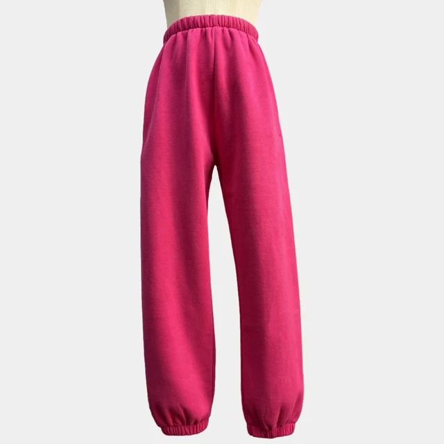 Hoodies Suit Winter Spring Solid Casual Tracksuit Women Fleece 2 Pieces Set Sports Sweatshirts Pullover Home Sweatpants Outfits Pinkish pants