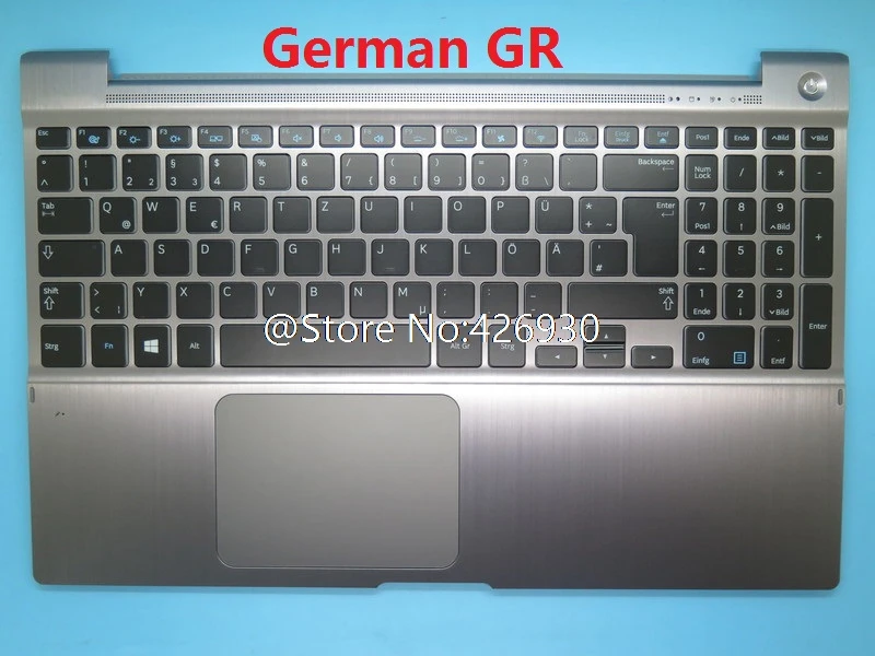 Подставка для ноутбука и клавиатура Samsung NP700Z5A NP700Z5B NP700Z5C 700Z5A 700Z5B немецкий GR BA75-03510C