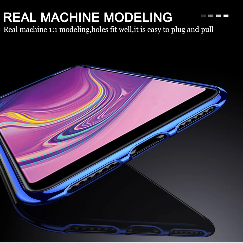 Роскошный мягкий чехол из ТПУ с золотым покрытием для Samsung Galaxy S9 S6 S7 Edge S8 Plus C5 C7 C9 Pro