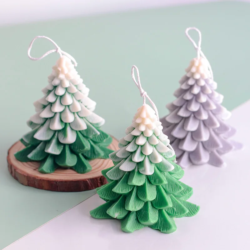 Moldes de Resina de Navidad Moldes de Silicona de Navidad 3D Moldes de Epoxi de Fundición Conos de Pino Copo de Nieve para Jabón Chocolate Joyería Decoración del Árbol de Navidad Artesanía Bricolaje 