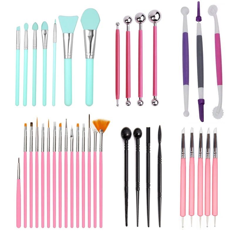 Cake Brush Modelling Tools Accessories Multifunction 1