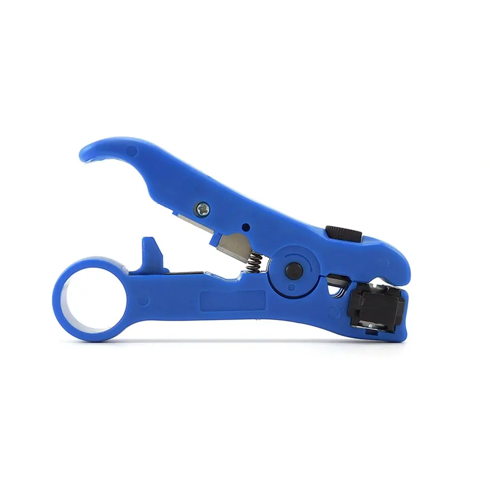 Portable Network Repair Tool Kit Coaxial Cable Clamp Pliers Wire Crimper Stripper Stripping Crimping Tool