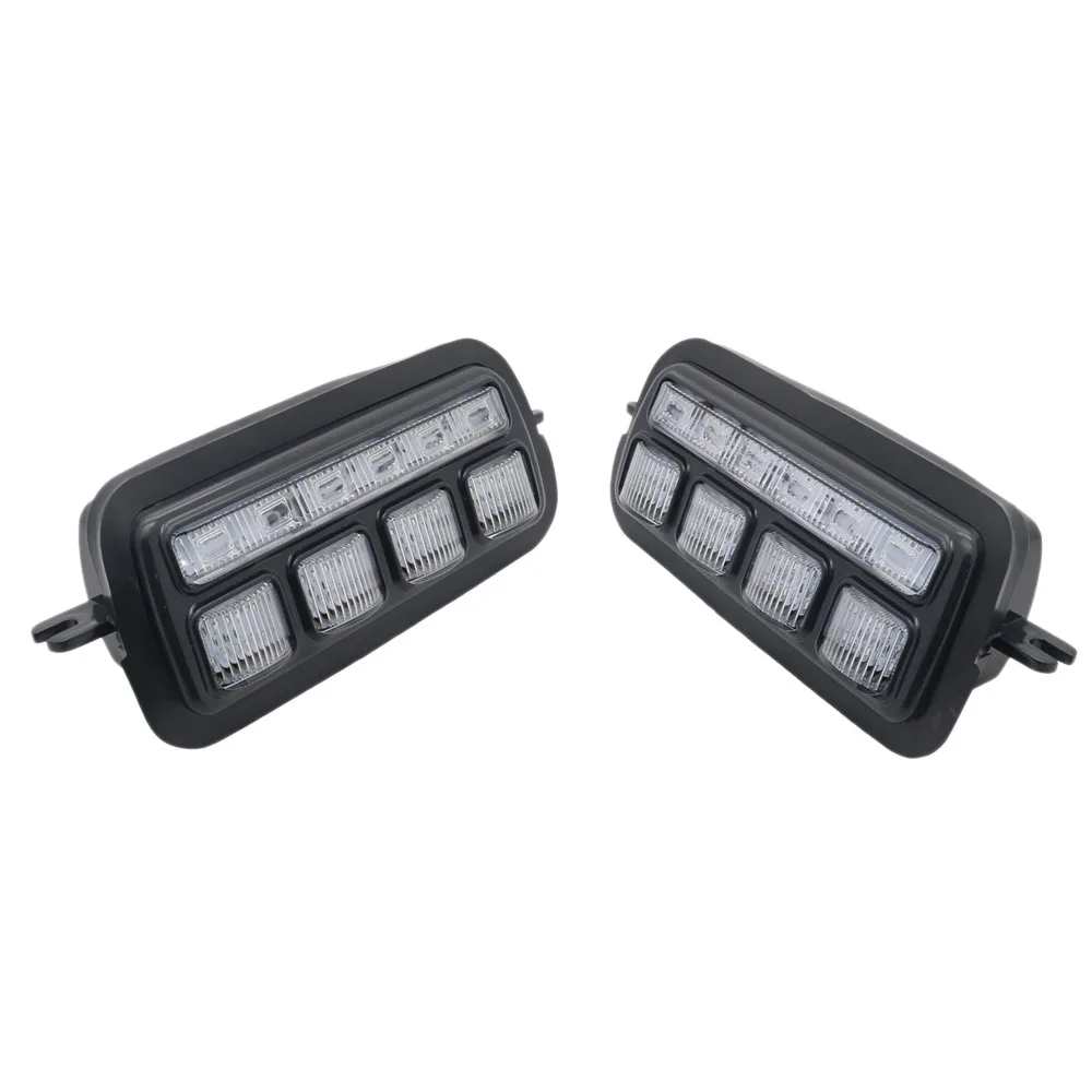 2Pcs Applicable To Lada Niva 4X4 1995+ Led Daytime Running Light with Turn Signal Drl Car Headlight Replacement Parts | Автомобили и