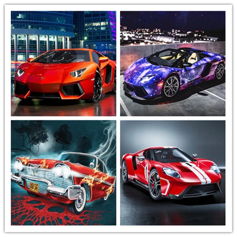 

Diamond Embroidery Car 5D Diamond Painting Car Cross Stitch drilling round drill Pictures Resin Drill Handmade Home Decoration