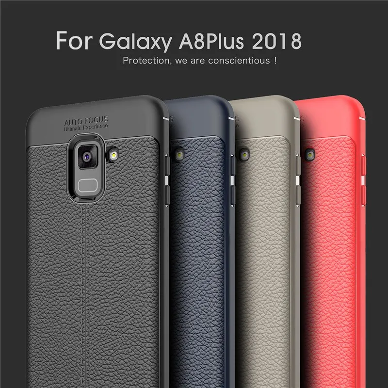 For Samsung Galaxy A8 Plus 2018 Silicone Rubber Phone Case Cover For Samsung Galaxy A8 Plus 2018 Back Cover Phone Case Funda