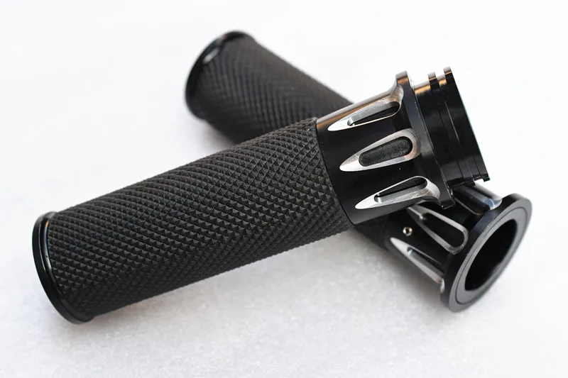 

1 Pair Black 1'' 25mm Motorcycle Handlebar Hand Grips For Harley Touring 2008 2009 2010 2011 2012 2013 2014 2015 Motorbike Grips