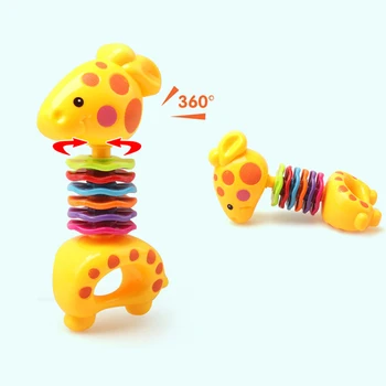 

Baby Rattle Teething Baby Toy Bottle Storage Shake Joke Baby Hand Development Teethers Toy Set Newborn Toddler for Children