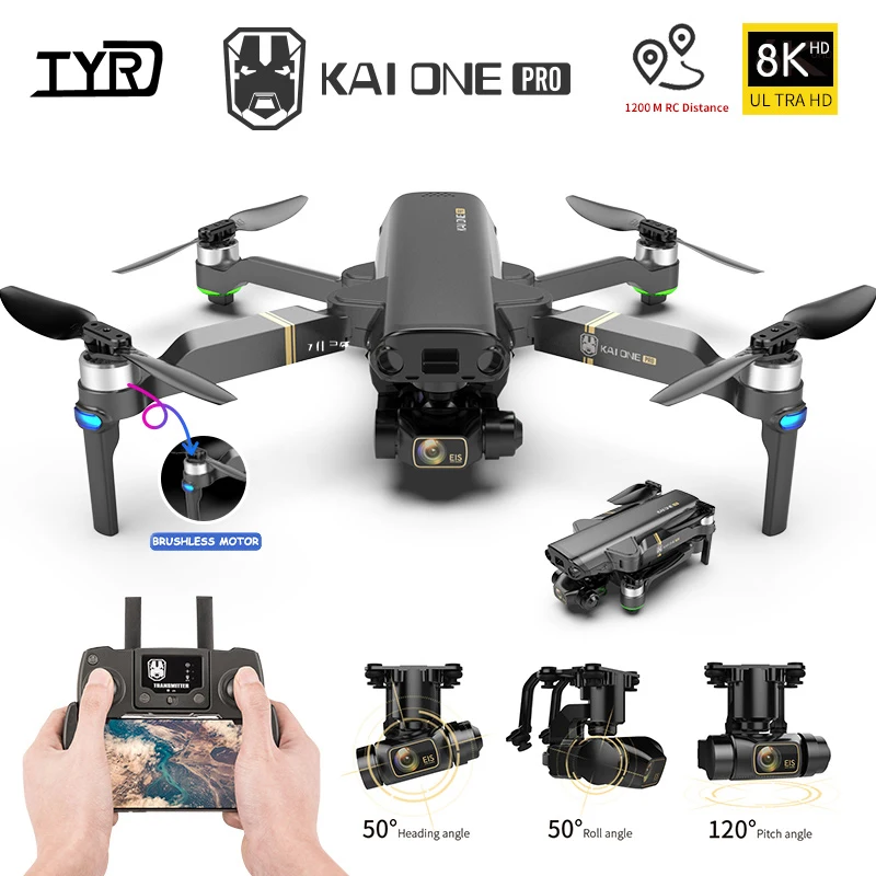 Kai One Pro/max Gps Drone 8k Hd Dual Camera Three-axis Gimbal Brushless Motor With 5g Wifi Quadcopter Rc Distance 1.2km Gifts - Rc Quadcopter - AliExpress Kai One Pro/max Gps Drone 8k Hd Dual Camera Three-axis Gimbal Brushless Motor With 5g Wifi Quadcopter Rc Distance 1.2km Gifts - Rc Quadcopter - AliExpress