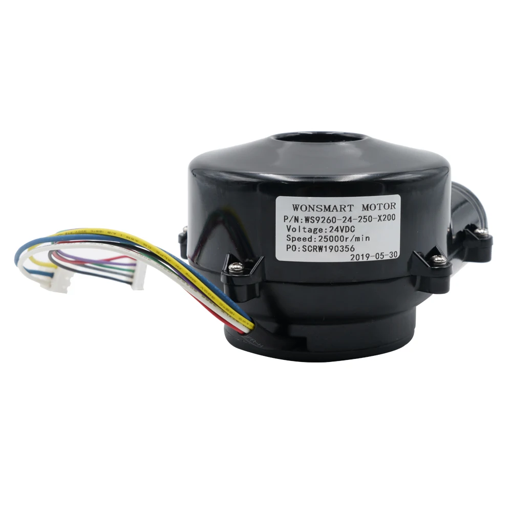 9260 DC 24V 6.5A/8A 5,2/6.2kpa центробежный вентилятор высокого давления. Мини Бесщеточный центробежный переменного тока вентилятор регулируемая скорость воздухоочистителя