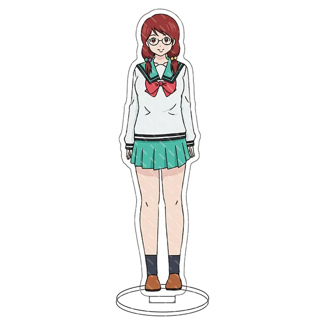 Anime Figure The Disastrous Life of Saiki Kusuo Key Chain Pendant Cosplay Two-sided Keychain Prop Acrylic Stand Model Toy Purple