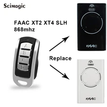 Для FAAC xt2 868 433 slh двери гаража дистанционного управления 4 канала FAAC ворота управления ручной передатчик команды 433 868 МГц