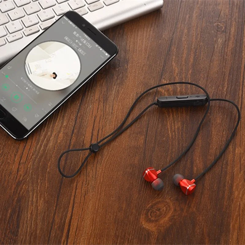 Шумоподавляющие Bluetooth наушники магнит с повязкой на голову Удобная Спортивная