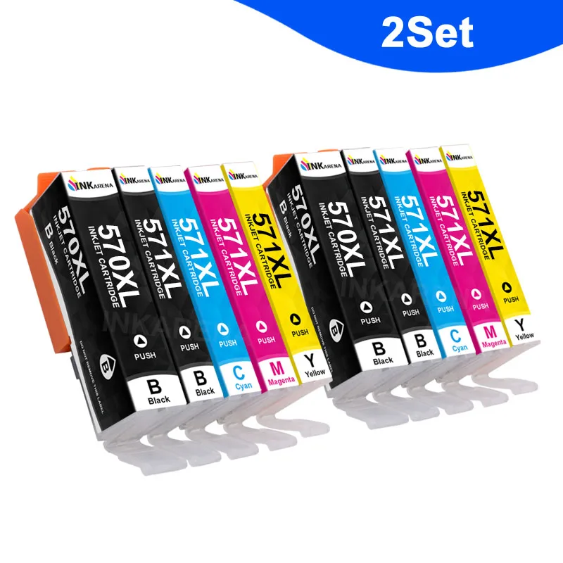 570 571 PGI-570 CLI-571 Compatible Ink Cartridge For Canon PIXMA MG5750 MG5751 MG5752 MG6850 MG6851 MG6852 TS6050 TS5050 5051 ink cartridge Ink Cartridges