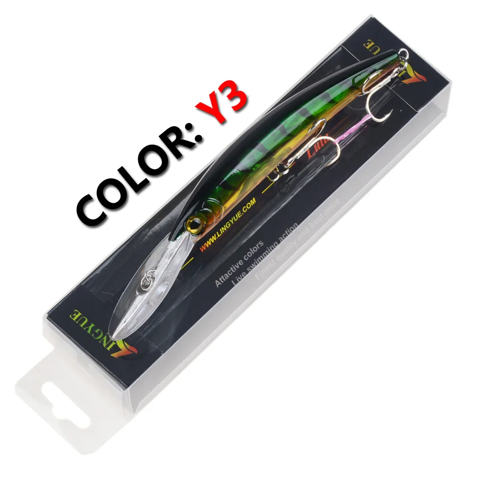 233-3 LINGYUE плавающая приманка для рыбалки большой шэд гольян 17 см 24 г искусственная приманка 6 м пластик 3D воблер с глазками приманка для окуня рыболовные снасти - Цвет: 233-3