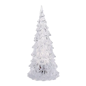 

Romantic Christmas Tree Shape 7-Color Changing Flickering LED Light