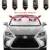 Лобовое стекло Автомобиля Солнцезащитный Козырек Крышка Для Lexus ES RX NX CT200h Fsport LS UX LX GS GX IS Авто Аксессуары Анти УФ Солнцезащитный Козырек Протектор