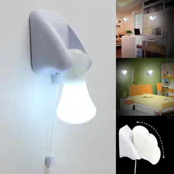 

Night Light Led Pull-string Smart Bedside Cabinet White Night Lights Lamps Portable Led Nigth Lamp Easy Install Home Lighting