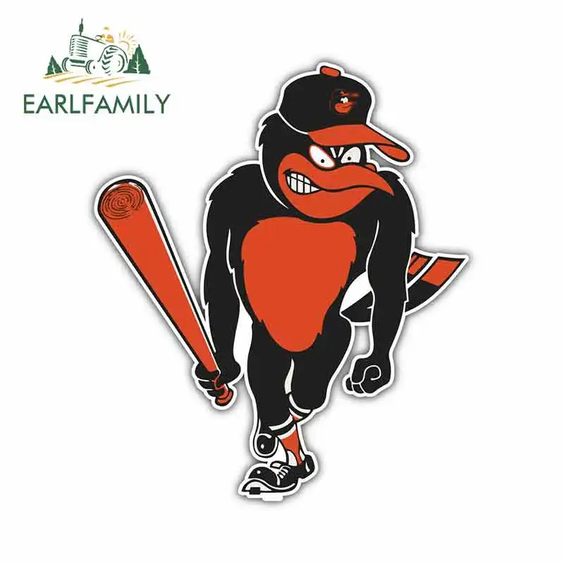 EARLFAMILY 13 см x 11 1 для Baltimore Orioles бейсбольные виниловые наклейки на машину JDM бампер
