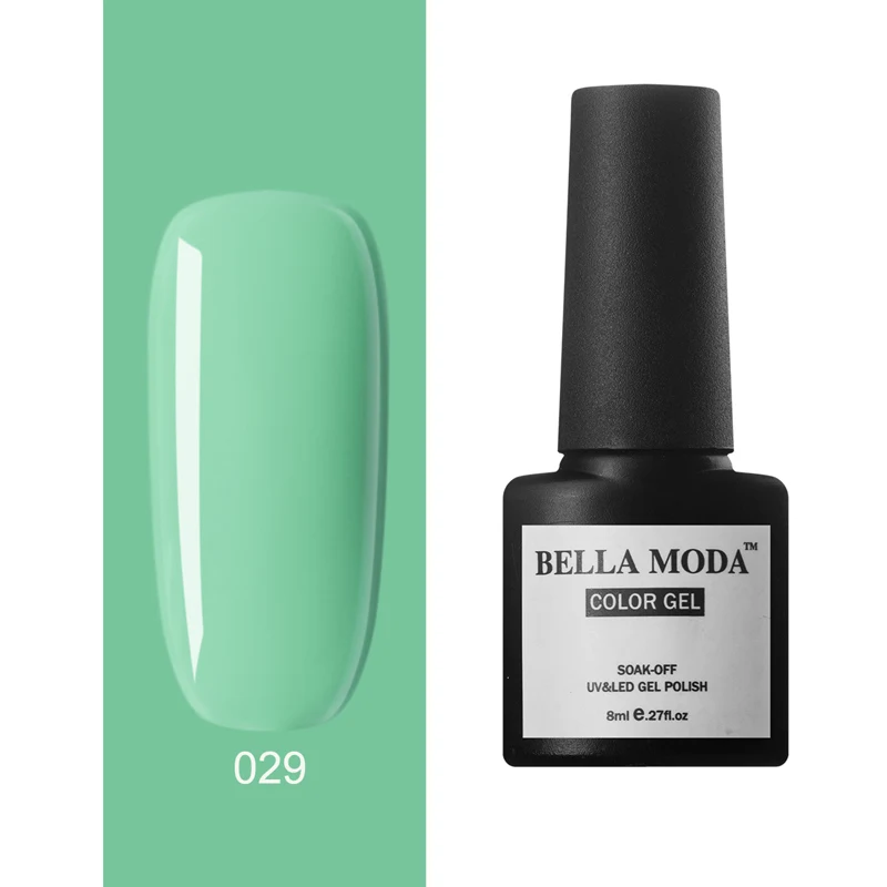 BM-SB-029 BELLA MODA 8 мл замачиваемый УФ-гель для ногтей Дизайн ногтей гель для украшения лака Гель-лак - Цвет: BM-SB-029