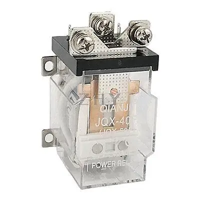 

JQX-40F 40A DC 12V Coil Power Relay SPDT Screw Mount