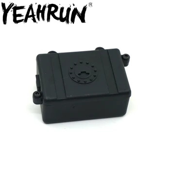 

YEAHRUN 1PC RC Car Radio Box Parts Plastic ESC Receiver Box for 1/10 D90 D110 Axial SCX10 Crawler Car Black