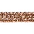 Rose Gold Faceted