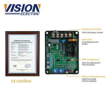 

Generator AVR GAVR-8A Automatic Voltage Regulator AVR 8A For 100KVA AC Brushless Generator