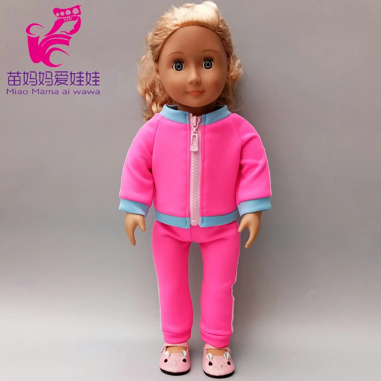 Baby Doll Clothes Ski Jacket Pants Set 18 Inch American Doll Clothes Winter Coat