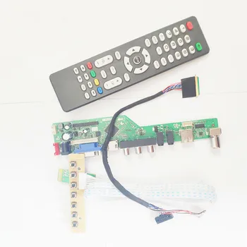 

For N156B6-L03/L04/L05 VGA+HDMI+AV+USB+RF 1366*768 15.6" notebook PC T.V53 screen controller drive board LVDS 40Pin WLED DIY kit