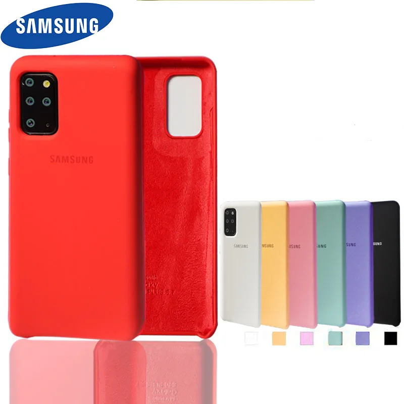 Силиконовый мягкий чехол для Samsung S9 Plus оригинальный Шелковый samsung Galaxy S8 S10 Note 8 9 10 |
