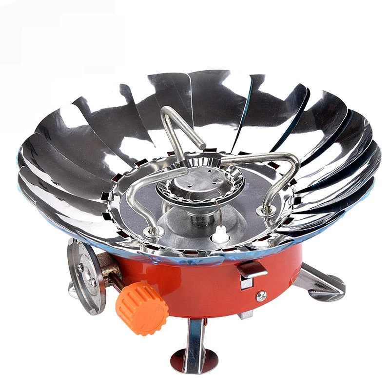

Portable Multi-function Lotus Burner Gas Stove for Hunting Camping Travelling Picnics Outdoor Wild Field Windproof Stove
