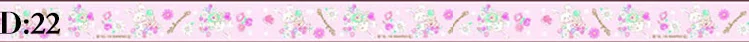 1 компл./1 лот клейкая лента из рисовой бумаги мультфильм девушка серии декоративный Клей Скрапбукинг DIY бумаги японские наклейки 5 м - Цвет: D22