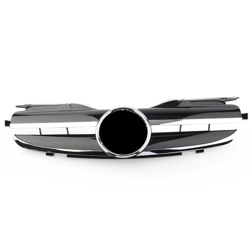 W170 автомобилей спереди AMG Стиль решетка 2 Pin сетки гриль для Mercedes Benz R170 slk-класс 1998 1999 2000 2001 2002 2003 2004