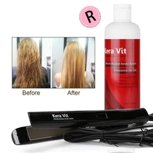 Высокое качество виноградные волосы Кератиновое лечение с 12% Формалин выпрямление и восстановление стойкие вьющиеся волосы с бесплатным плоским железом