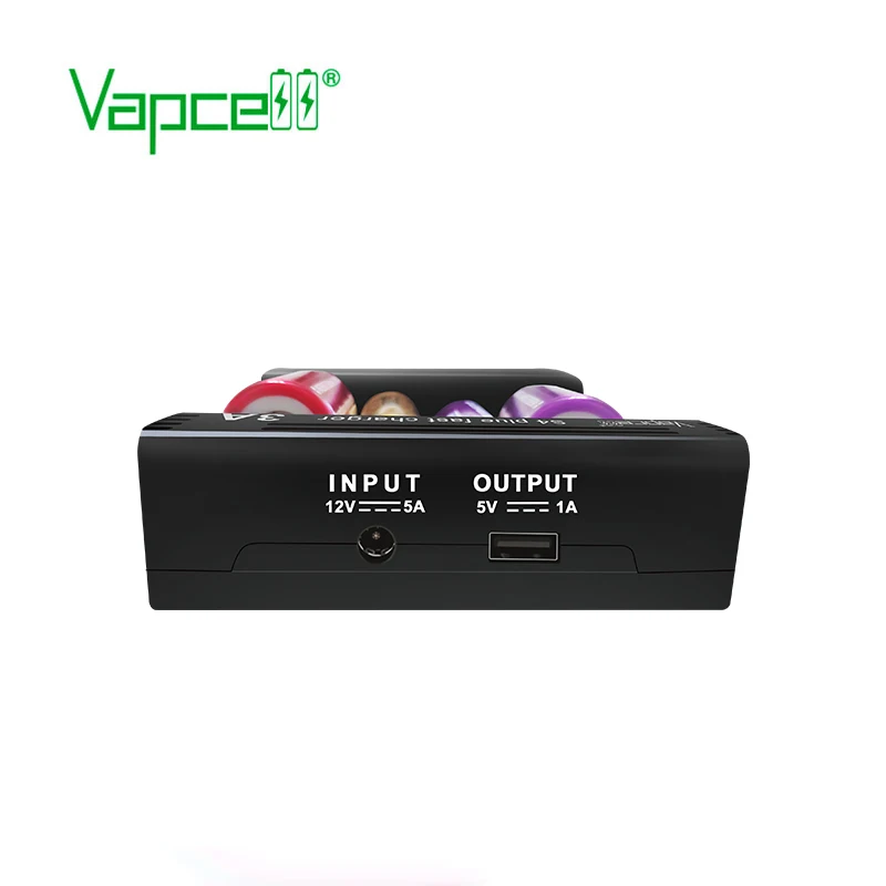 Vapcell S4 plus 3A 4 слота всего 12a разрядник/тест емкости/repiar EU/US/UK/EU быстрое зарядное устройство для 20700 21700 батарей PCB