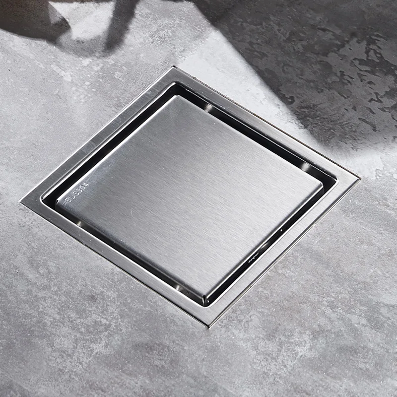 Brushed Nickel Onyzpily Слив для душа трап плитка вставка квадратный Пол Отходов решетки ванная комната Слива волос Невидимый ralo линейный rende banheiro - Цвет: Brushed Nickel