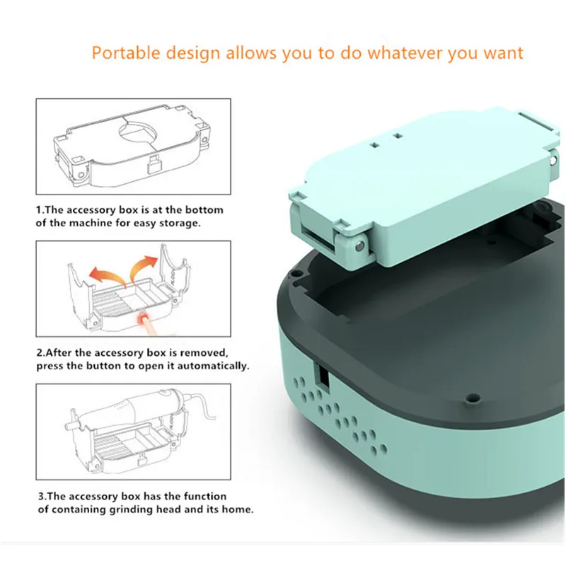 Новые электрические сверла для ногтей комплект фрезы машина Смарт маникюрной
